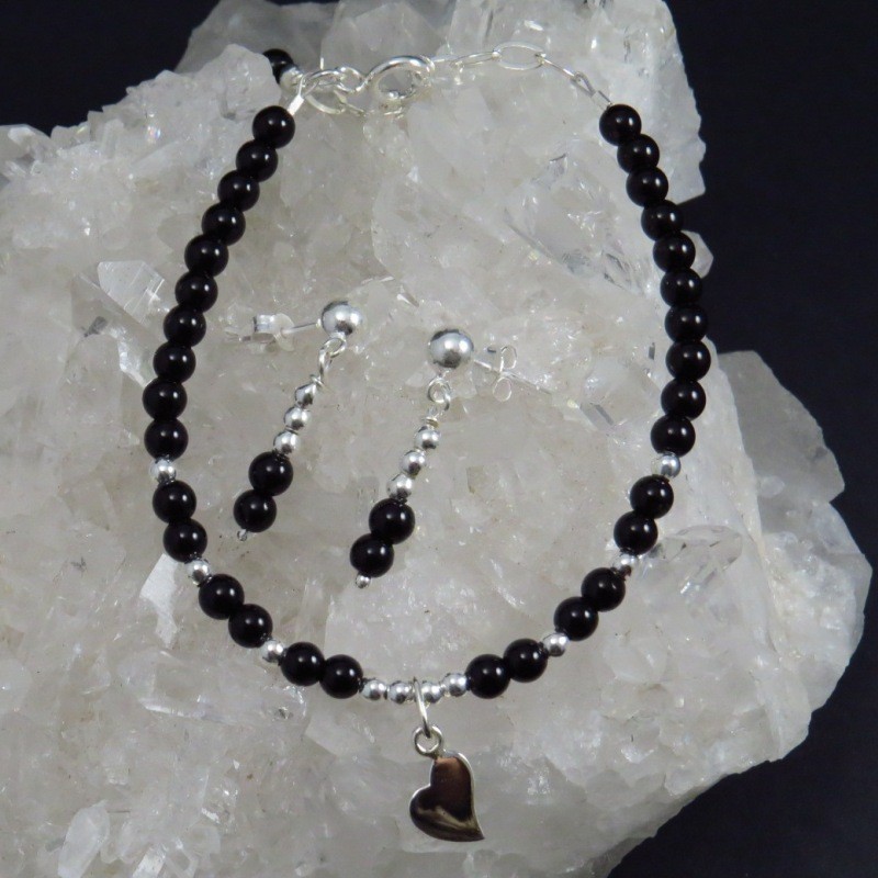 Conjunto ónix y plata Conjunto ónix y plata